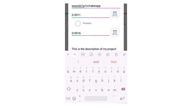 How to write Projects for Resume in Free Resume Maker App #8 | how to make cv in mobile смотреть онлайн