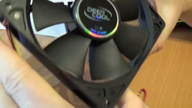 Розпакування DeepCool XFAN 120 система охолодження смотреть онлайн