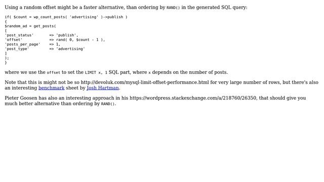 Wordpress: Get random custom-post-type post to display within content (3 Solutions!!) смотреть онлайн
