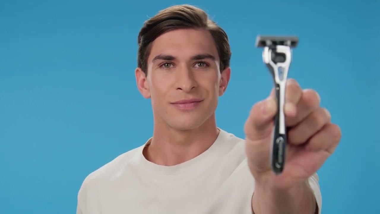 Видеоролик ПРЕМИУМ с моделью для маркетплейсов I Бритва смотреть онлайн