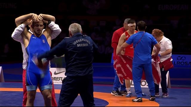 GOLD GR - 77 kg: R. VLASOV (RUS) v. V. NEMES (SRB) смотреть онлайн