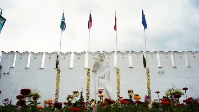 Освящение памятника Сергию Радонежскому в Раифе