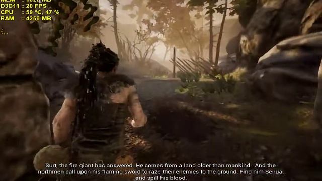 Hellblade: Senua's Sacrifice on NVIDIA GeForce GT 710 (2GB) + Download link смотреть онлайн