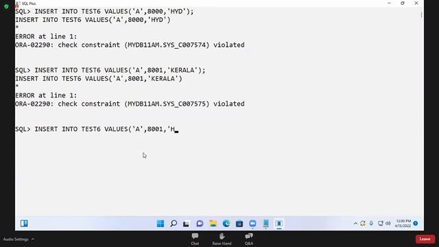 ORACLE (SQL & PL/SQL) | 15 04 22 | New Batch | New Course смотреть онлайн
