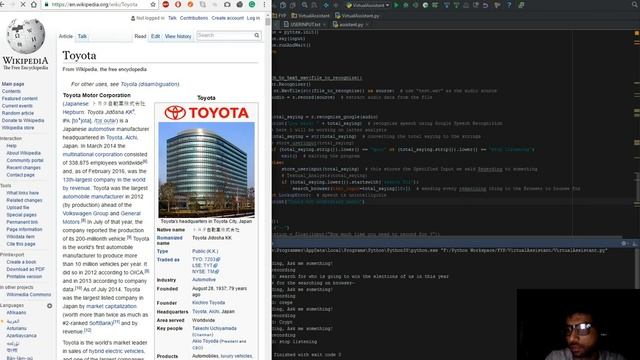 Adding Features to your Virtual Assistant in python pt 1 смотреть онлайн