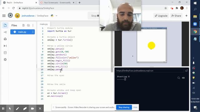 Smiley Face Project (Part 1) | Python Graphics With Turtle смотреть онлайн