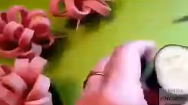 Цветок из колбасы смотреть онлайн