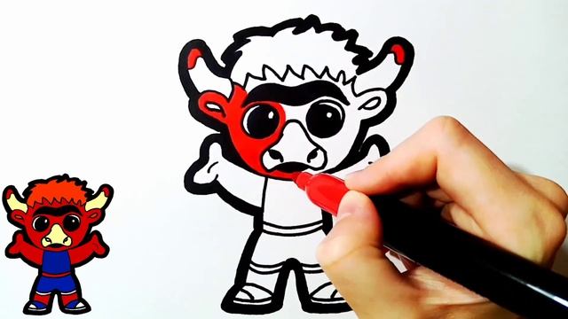 Как нарисовать быка. Символ 2021. Рисунки для срисовки смотреть онлайн