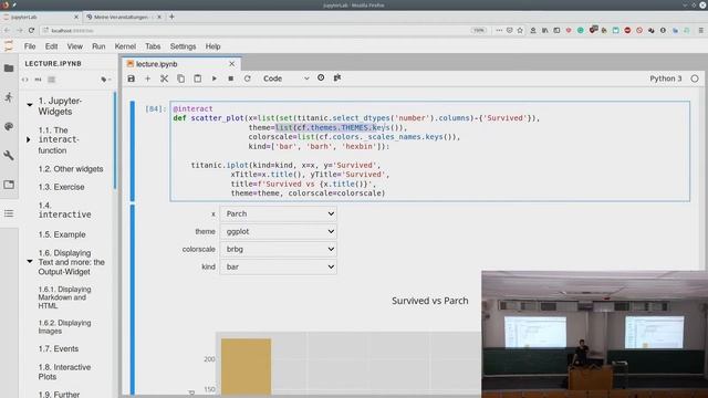 Scientific Programming in Python 2019 - Lecture 13: Interactive Visualization смотреть онлайн