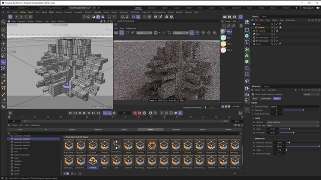 QUICKTIP | I Just Discovered Instant Greebles in Cinema 4D! смотреть онлайн