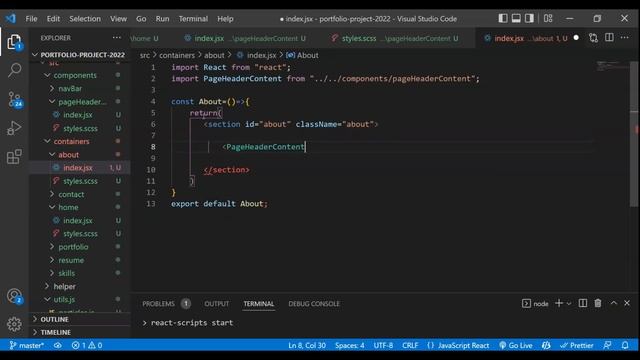 React Responsive Portfolio Website | Build And Deploy | Part 11 | W/ Animation , Typing Effect смотреть онлайн
