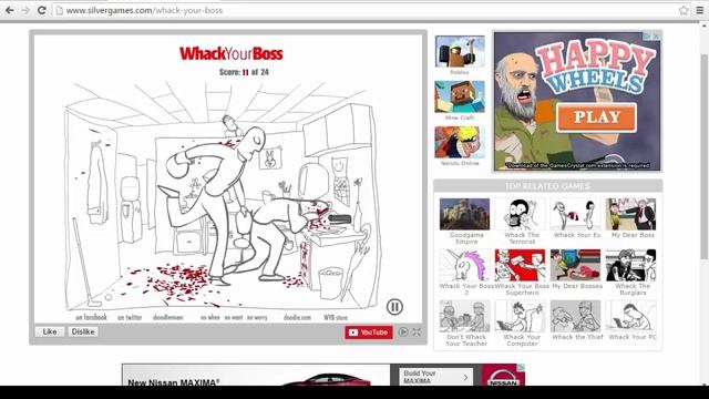 SO MUCH BLOOD!! (Whack your boss) смотреть онлайн