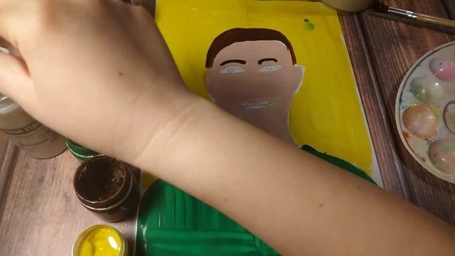 Как нарисовать портрет папы на 23 февраля