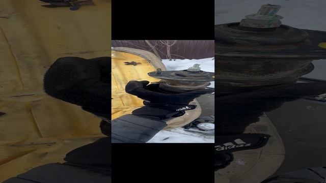 Как снять заднюю пневмостойку Кадиллак sts смотреть онлайн