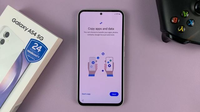 Samsung Galaxy A54 5G First Time Boot and Set Up смотреть онлайн