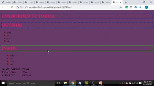#17 chapter-4 List Properties,Table Propertie,Menu Design and Image Gallery O Level|A Level |GIITM смотреть онлайн
