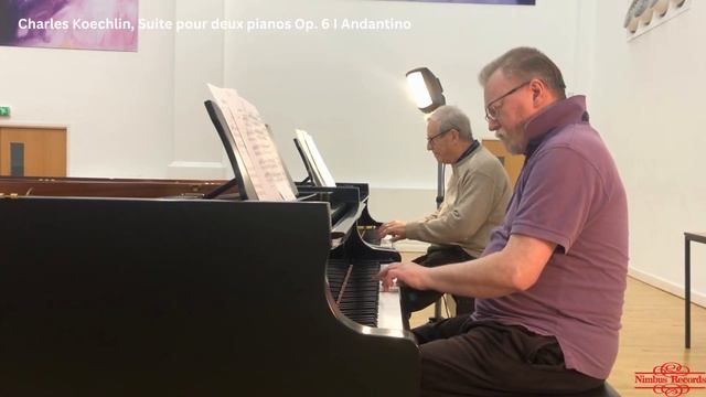 In The Studio: Martin Jones and Adrian Farmer - Koechlin Suite pour deux pianos Op. 6 I Andantino смотреть онлайн