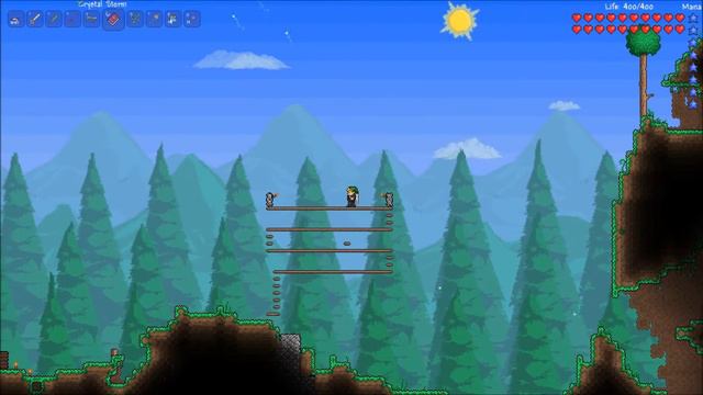 Terraria Weapon Showcase :Ivy Whip And Magic Storm смотреть онлайн