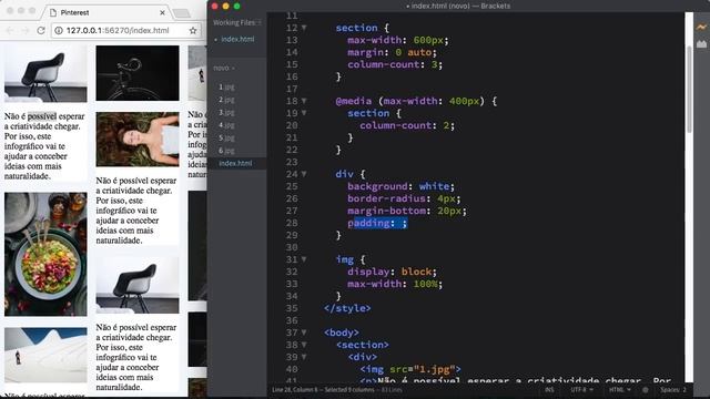 Layout estilo Pinterest / Masonry com CSS смотреть онлайн