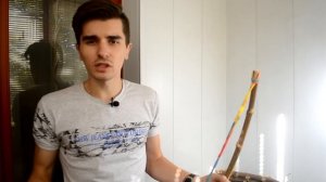 СДЕЛАЛ ЛУК И СТРЕЛЫ! ИЗ ПОДРУЧНЫХ СРЕДСТВ(ЭКСПЕРИМЕНТ)