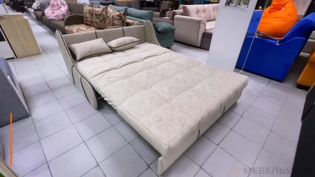 Купить прямой диван-кровать аккордеон Рио в Мурманске на mebel51.ru с доставкой смотреть онлайн