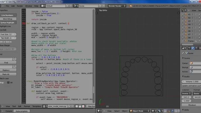 Blender 2.63 python openGL menu drawing смотреть онлайн