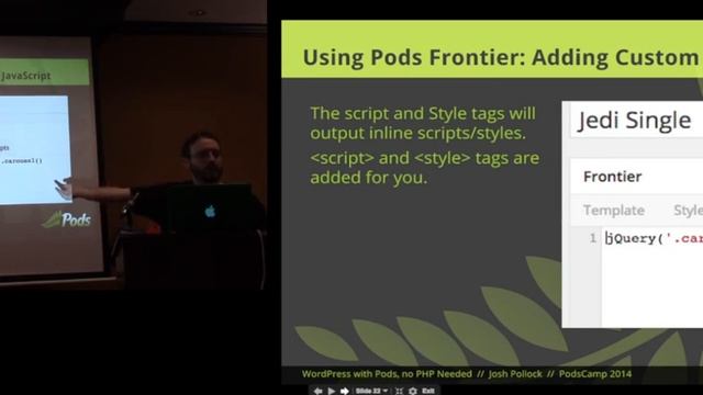 WordPress With Pods, No PHP Needed -- Josh Pollock-- PodsCamp DFW 2014 смотреть онлайн