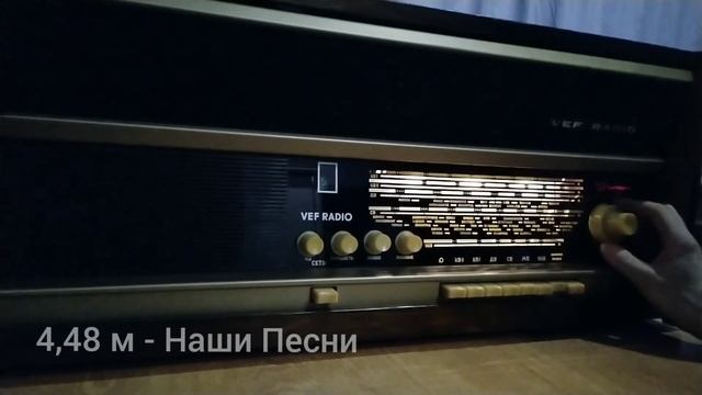 Оригинальный УКВ-FM диапазон радиолы VEF RADIO без изменений в блоке УКВ. смотреть онлайн