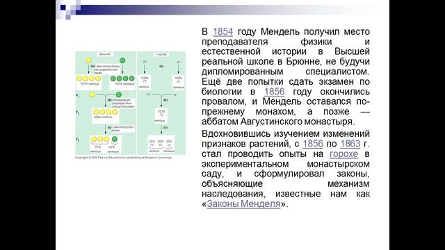 Грегор Мендель смотреть онлайн