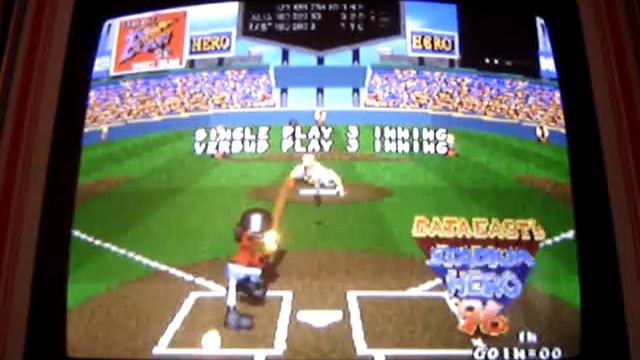 Stadium Hero'96 Arcade Data East System MLC смотреть онлайн