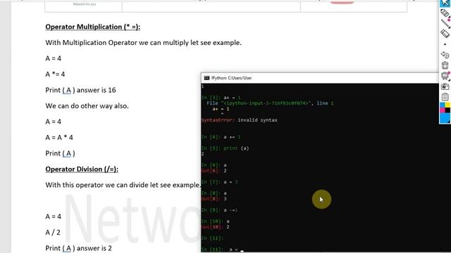 Python for Network Engineer | Python Assignment Operators | Video 9 смотреть онлайн