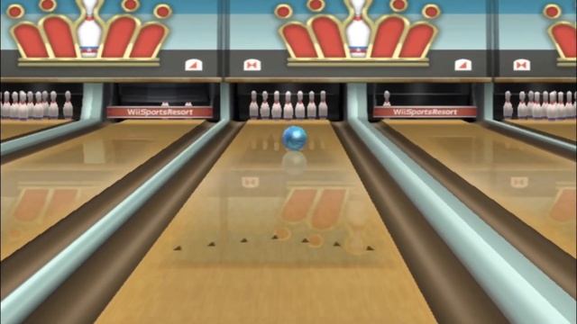 Getting a Perfect Game Slowpoke Style on Wii Sports Resort Bowling! смотреть онлайн