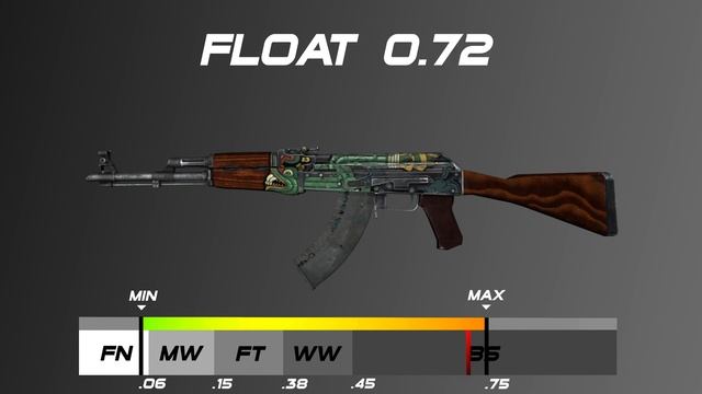 CSGO AK-47 | Fire Serpent - Skin wear/float смотреть онлайн