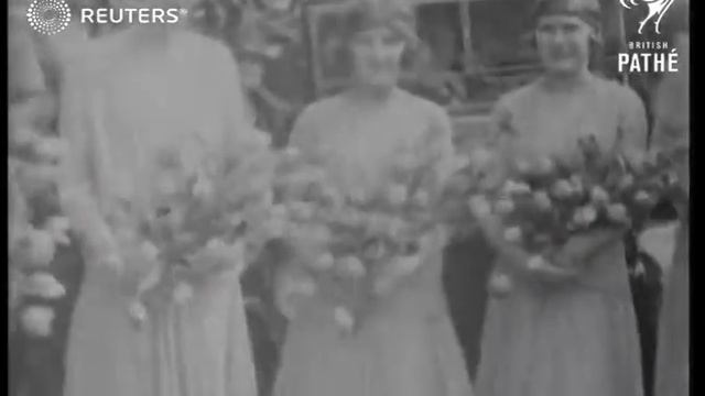 Wedding in Edinburgh: Duchess of York's cousin (1929) смотреть онлайн
