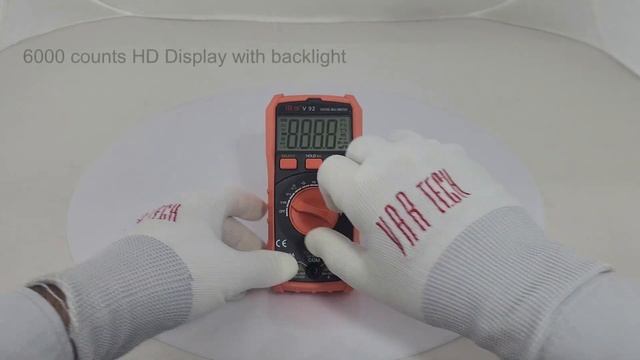 VAR TECH V 92 True RMS Auto ranging Digital Multimeter | 600 V AC DC | 10 A AC DC смотреть онлайн