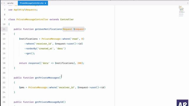 #3 Laravel - Work with the controller to set up the api calls смотреть онлайн