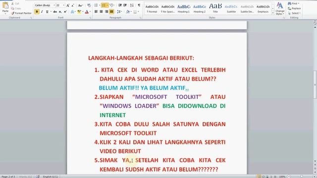 CARA AKTIVASI MICROSOFT OFFICE | TUTORIAL смотреть онлайн
