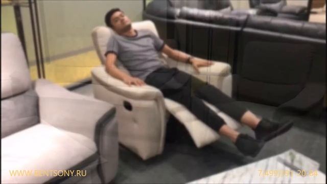 Диван и кресло Фатто с реклайнерами в видео обзоре от Бенцони смотреть онлайн