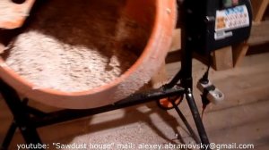 Ошибки при смешивании опилок с известью; Утепление опилками (Undersuit made of sawdust and chalk)