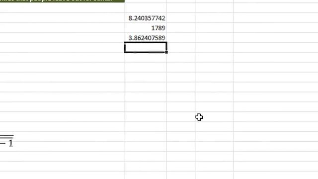 Confidence interval for a population mean using sample data with Excel 2010 смотреть онлайн