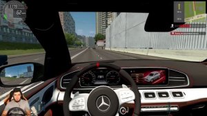 МАЖОР УСТРОИЛСЯ В ТАКСИ - СУМАСШЕДШИЙ ТАКСИСТ НА МЕРИНЕ CITY CAR DRIVING + РУЛЬ