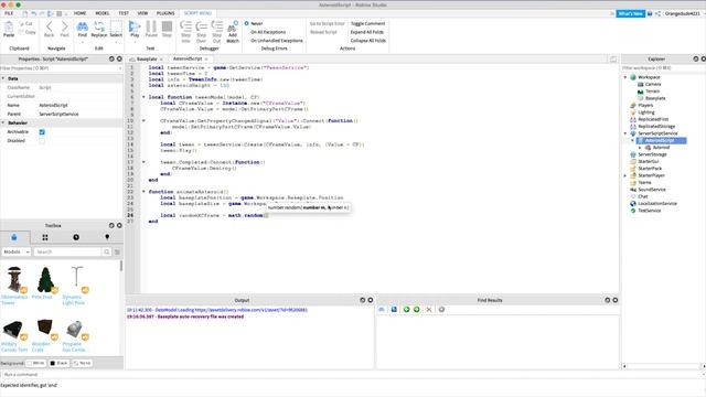 Roblox Scripting Tutorial: How to Script an Asteroid смотреть онлайн
