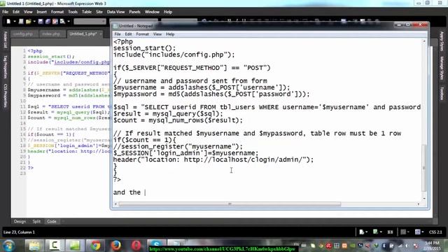 PHP MySQL Login Using Bootstrap смотреть онлайн