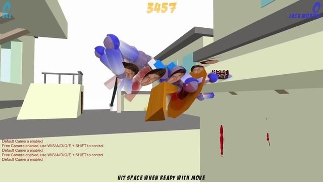 ROOFTOP RUNNING - Toribash Mods смотреть онлайн