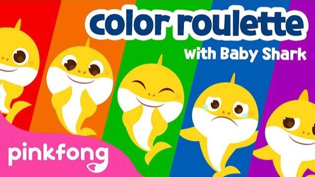 Baby Shark Color Roulette | Learn Colors with Baby Shark | Learn with Pinkfong Baby Shark смотреть онлайн