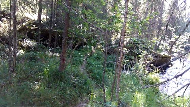 Рускеальские водопады. Район съёмок фильма "А зори здесь тихие". (30.07.2017) смотреть онлайн