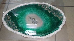 Подробный МК. Поднос из эпоксидной смолы.