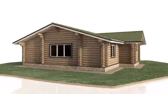 Бревенчатый одноэтажный дом смотреть онлайн