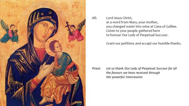 Week 3 Novena to Our Lady of Perpetual Succour Tuesday 10 November 2020 смотреть онлайн