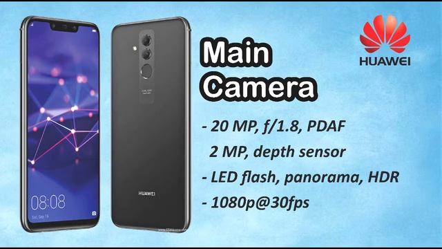 Huawei Mate 20 Lite with 4 Camera [ 6.3" / 20MP / 6GB Ram / 3750 mAh ] смотреть онлайн